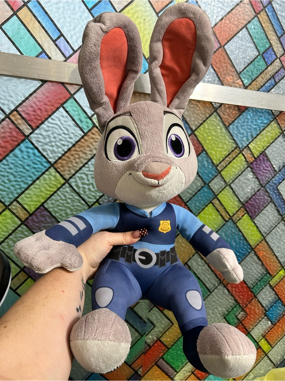 Judy Hopps Plush Police Officer Toy - Gray & Blue